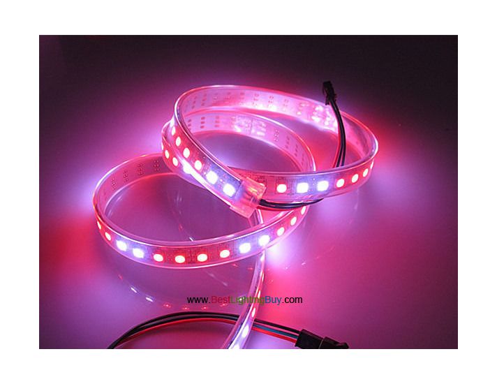WS2812B Digital Addressable RGB LED Strip, 96 LED/M, DC5V, Sold by Meter