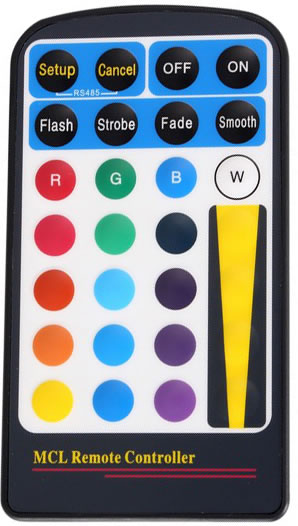 5 Watt E27 Multi Color LED Bulb With Remote Controller